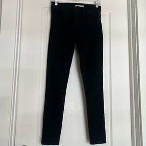 Levi’s 720 High Rise Super Skinny Black Jeans